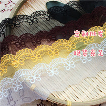 Special Butterfly Lace Soft Mesh Embroidery Lacy Dress Lolita Color Simple Summer Headwear Hair Cord Width 6cm