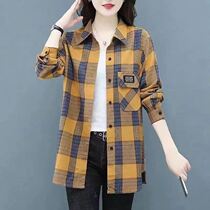 Fast-see barley womens clothing wood original womens dress wearing a diem new 100 hitch classic casual plaid shirt for a dress