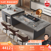 Light luxury tables tea table simple office Table Table Table Table and chairs combined high-end modern scaling large plate tea table
