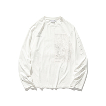 GinGinKing Vrschika tee inverted scorpion hand-painted yoga eight long sleeve T-shirt Shunfeng