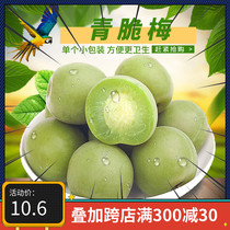 Green crispy plum independent packet Crisp and refreshing plum green mouth plum sour crispy green plum candied preserved fruit 500g