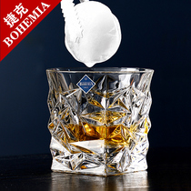 Imported Czech BOHEMIA BOHEMIA crystal glass whiskey glass beer glass Western wine glass set
