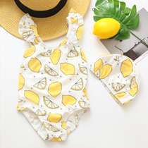 Childrens swimsuit Girl girl little princess Korean child baby swimsuit Infant cute one-piece spa swimsuit