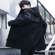 Spring and autumn season jacket mens body Han version Trend outerwear casual sports mens slim fit black Lioncap mens jacket