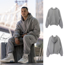 Muscle faith fitness sweater ins joint training brothers sports basketball winter thickened hooded jacket mens tide