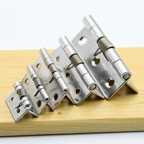 Spring hinge closing small loose leaf 304304 wooden box hinge stainless steel stainless steel rebound return mini automatic
