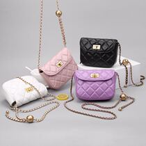 Net red all-match Lingge small fragrance chain bag new super hot 2020ins womens bag shoulder bag trendy messenger bag