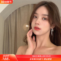 South Korean butterfly ear circulation Su Changxiu Superfairy Temperament Pure Silver Design Sense Fashion Ear Accessories New senior niche