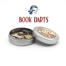  USA BOOKDARTS original imported creative metal dart reading bookmark three-color canned bag