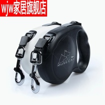 Dog telescopic traction rope Summer walking dog rope Automatic adjustable large small and medium dog gold wool pet supplies