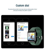 New P22 multi-motion smart hand ring large screen full touch waterproof blood pressure heart rate multi-band replacement sports bracelet