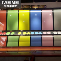 Color full bright glossy solid color glazed tile 600x600 School red orange yellow green blue purple floor tile 800