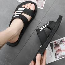 Slippers mens summer home non-slip Deodorant Extra-large Yard for towing 2022 new trendy outdoor men cool slippers