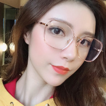 Brand anti-blue light old flower mirror fashion ultra light male and female with elegant HD old light glasses anti-fatigue and upscale
