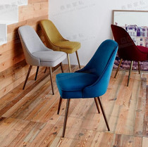 American Solid Wood Chair French stylish modern restaurant chair Living room Bookchair Cafe chair Sales chair