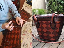 Spanish original designer Carlos handmade high-grade cowhide ladies bag Hand bag do not pick up urgent order customization