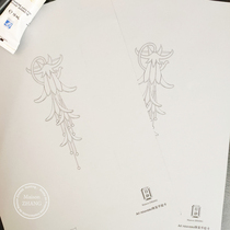  Maison ZHANG Jewelry hand-painted card gem practice card drawn by Xiaohong Book blogger Zhang Xiaojing