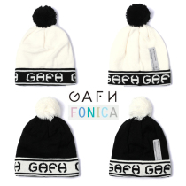 GAFH Korea ski with knitted hat casual single double board male and female outdoor sports hat anti-chill and warm clothing