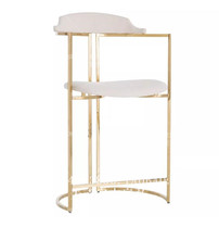 Modern minimalist fashion Stainless Steel Bar Chair Bar Chair KTV Bar Chair High Foot Bar Chair High Chair Sub casted silver stool