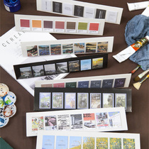 Discount 105 hand Post-It stickers retro stickers material date stamps landscape color card message N Post