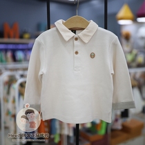 Direct mail moimoln Korea Small Cloud 21 autumn lapel milky white wild T-shirt TSB06