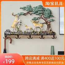 Antler decoration porch shelf wall hanging wall hook household coat hook creative door Art adhesive hook