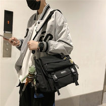 Shoulder Bag Mens Tide Brand Japanese Canvas Students Cross Bag Womens Casual Shoulder Bag Large Capacity Backpack