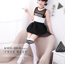 In-line socks girls but knee socks socks socks socks big children summer long sports childrens socks
