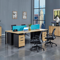 Weihao office desk and chair combination Office furniture Simple modern staff office computer desk 2 people 4 people 6 people