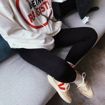 Xixi women Europe station 2020 winter New High waist warm plus velvet padded elastic leggings 40827