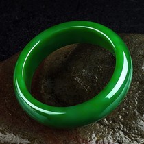 Natural Hotan Bracelet Spinach Green Women Jasper Bracelet Jade Bracelet with Certificate Hetian Jade Bracelet