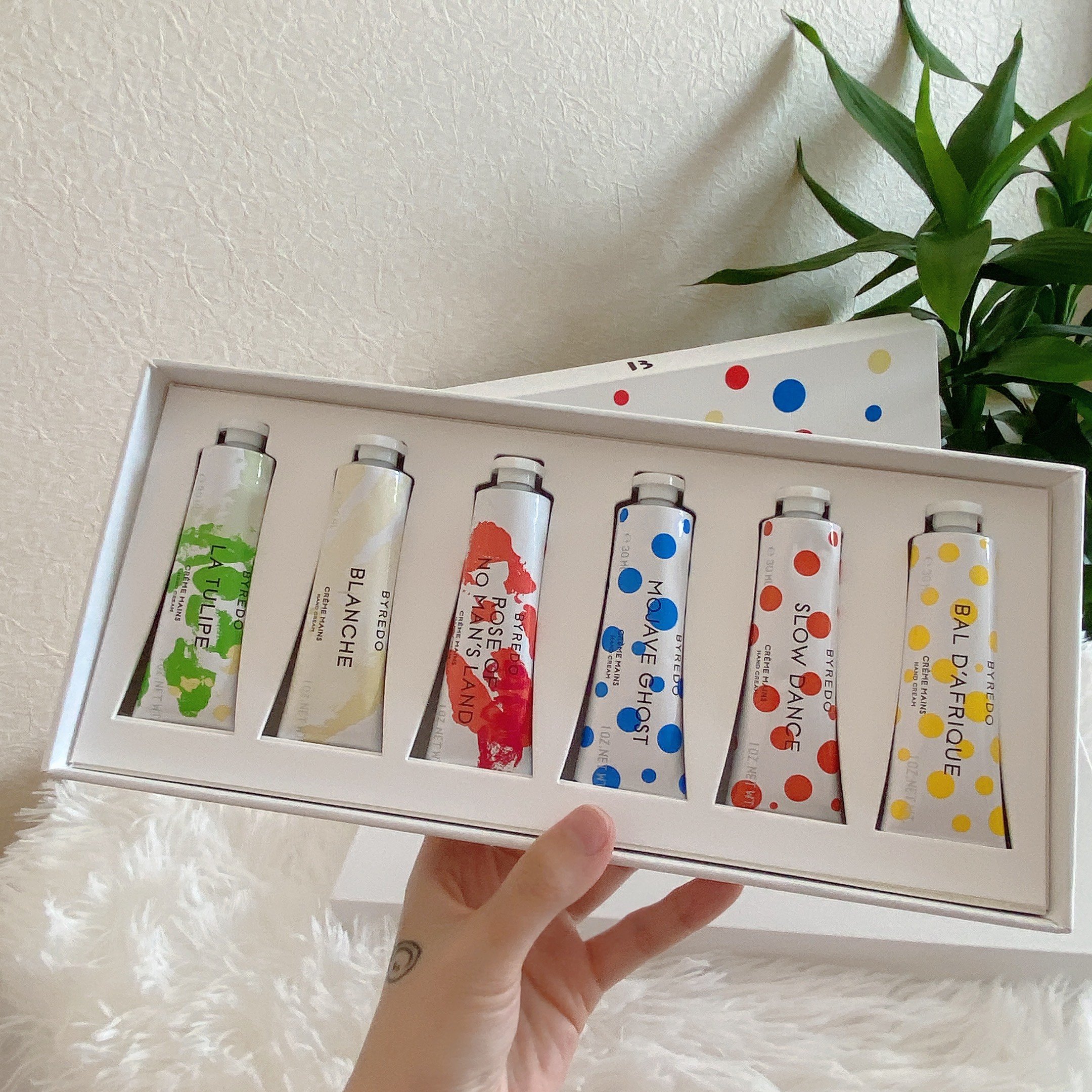 Bairuide hand cream limited gift box 6 packs ins Xiaohongshu winter moisturizing