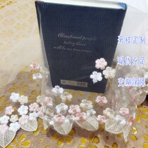 1162790 Value-added color gold leaf DIY handmade lace wedding dress veil embroidery 2019 new product