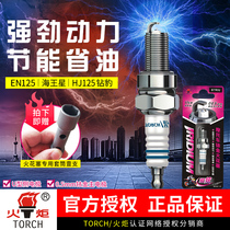 Locomotive Motorcycle Parts HS125T-2 Neptune Fuxing HJ125T-7 Gold Red Blue Giant Star Spark Plug