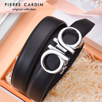Pilkadan womens belt automatic buckle leather business fashion cowhide belt jeans belt 2021 new