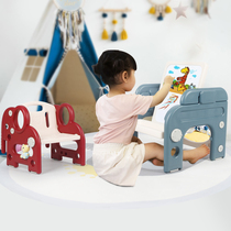 Childrens drawing board Men and women children and infants magnetic doodle board painting household multi-functional bracket type toys