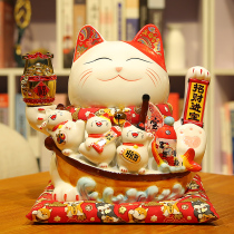 Cat Pendulum Pendulum Opening Large Store Cashier Ceramic Fortune Cat Electric Shake Hand Japanese Creative Gift