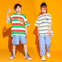 Childrens Street Dance Kit Boy Summer Hip Hop Cowboy Fashion Girl Six Dance Show Show