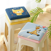 Thickened cartoon seat sedentary dining chair Early education kindergarten floor square baby small cushion Classroom cushion Children