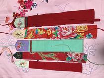  Baby belt with clip hand embroidery 5 second-hand thrift nostalgic collection film and television props