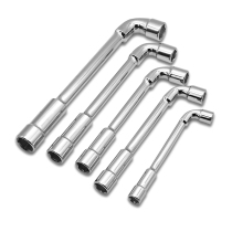 L-type socket wrench 7-shaped pipe type wear-resistant double-head elbow hole wrench 10mm outer six