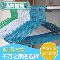 Dry cleaning shop Private disposable clothes hanger 2 2 Laundry shop Home steel wire iron wire fine clothes hanging rack 600 blue and white