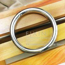 Package accessories thick metal ring inner width 3 2 3 8CM bright white iron ring strong tension welding buckle