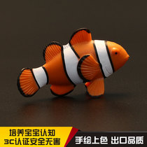 Simulation marine biological toy marine animal model toy clownfish cognitive animal toy