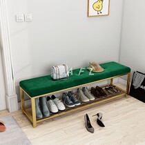 Home change shoes stool narrow home door shoe shop Test shoes stool light luxury long bench bed tail stool childrens shoes stool 25cm