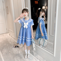 Next win girl dress 2021 New Korean version of childrens foreign style princess dress college style child skirt