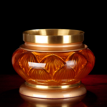 Yuantong Buddha with glass for incense burner Lotus sandalwood stove for Buddha line incense burner for Buddha front supply household incense burner