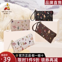Scarecrow Wallet Woman 2023 New Small Printed Hand Bag Multi - functional Mobile Pack Womens Large Capacity Chanceller