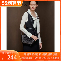 Special cabinet Winter style sexy closedown V collar sleeveless skirt I1601603 Zhuoja one-piece dress RMB3280