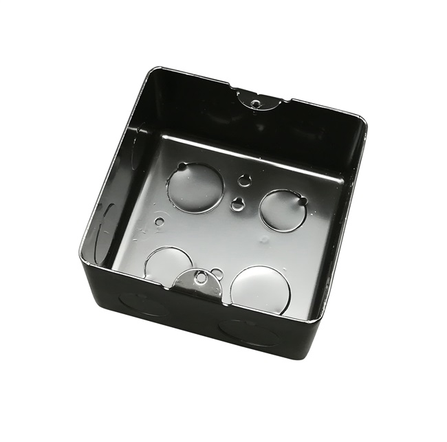 Type 120 universal floor insert bottom k case 85 hole distance 10cm black floor face socket dark case 55mm iron case shallow case-Taobao